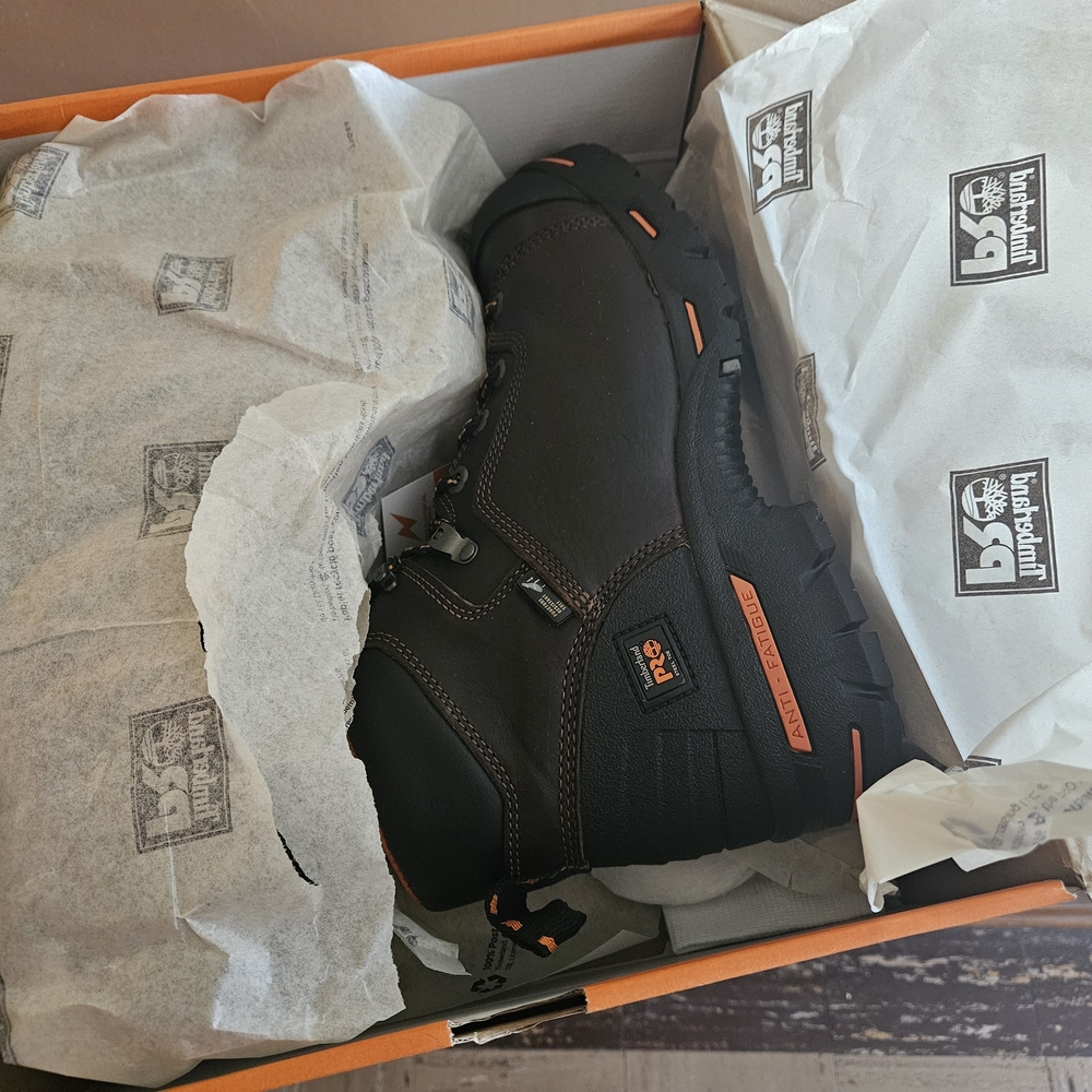 Timberland PRO Brown and Orange Boots Durable Design - Picture 2 of 4